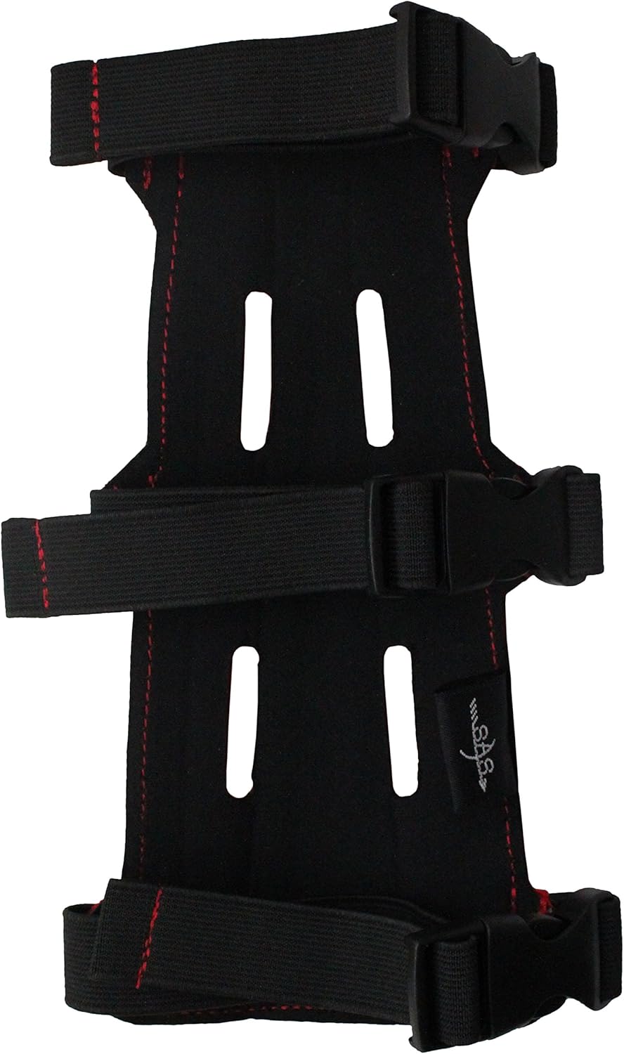 SAS 8" Armguard Archery Bow Range with 3-Strap Buckles