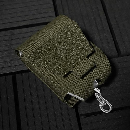 Handcuff Pouch, Molle Handcuffs Holder Hoslter Nylon Cuff Pouches Case for Duty Belt Tactical Vest Police Law Enforcement Security Officer Accessories fits Most Hand Cuffs - Ranger Green