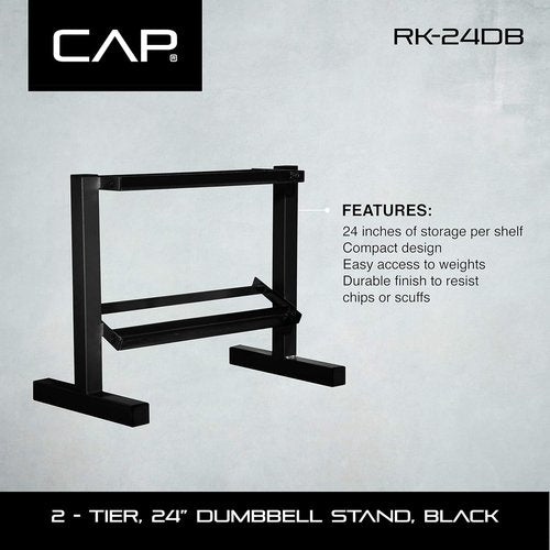 Cap Barbell Two Tier Dumbbell Rack