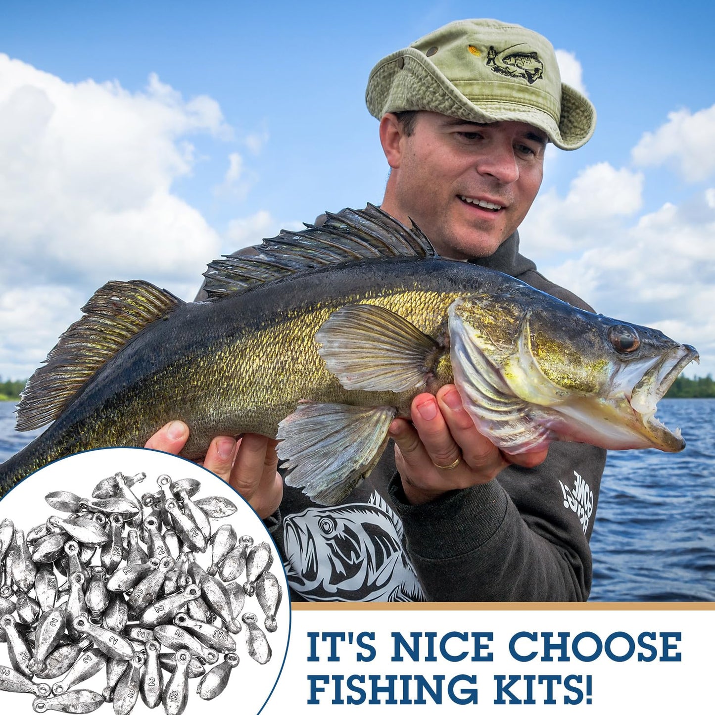 Glimin 72 Pcs Bank Sinker Fishing Weights Sinkers Bank Weights for Ocean Saltwater Freshwater Surf Bass Catfishing Fishing Casting Gear Tackle(2 oz)