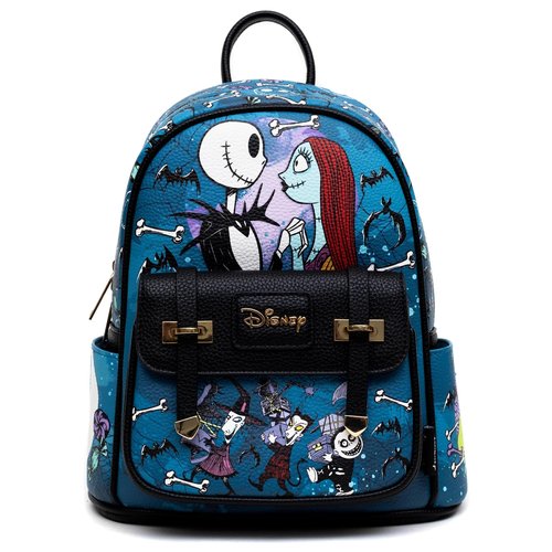 Wondapop Nightmare Before Christmas 11" Vegan Leather Fashion Mini Backpack