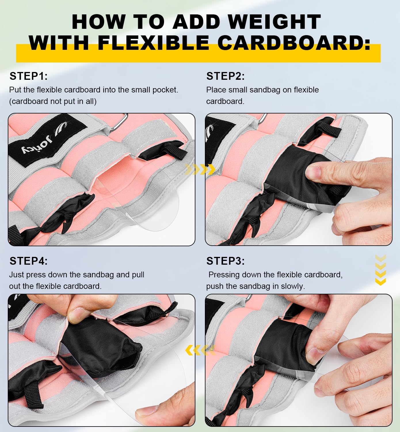 Adjustable Ankle Weights for Women Men 1 Pair 2 4 6 8 10 LBS Leg Weight Hand Arm Wrist Weights with Removable Weight, 1-5 LB Each Ankle Strength Training Weight for Gym Fitness Walking Running, Pink