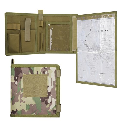 KOSIBATE Map Case, Military Map Protector, Water-resistant Map Pouch Holder for Outdoors or Hiking