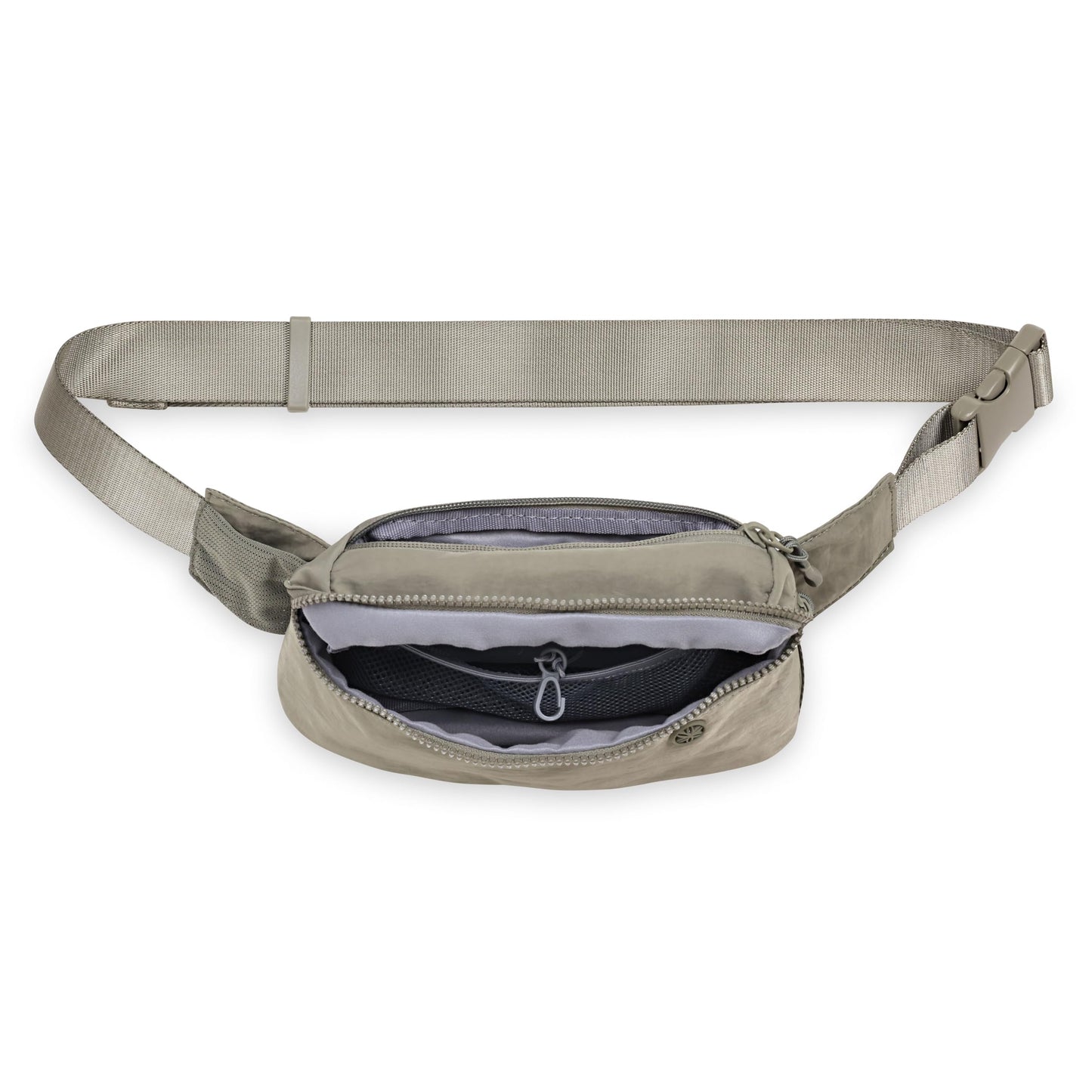 Gaiam Be Free Waist Pack, Nylon-Polyester Fanny Pack for Carrying Essentials, Lightweight Belt Bag with Interior & Exterior Pockets, Adjustable Strap, Stylish Fanny Packs for Women & Men