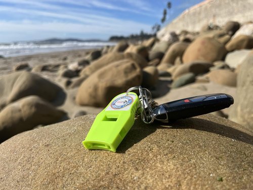 Whistles for Life by resqme in Pink, Loud and Powerful Rescue Survival and Safety, Made in USA, 120 Decibels Emergency Whistle, for Outdoors, Camping, Hiking, Running, Boating, Hunting, Self Defense
