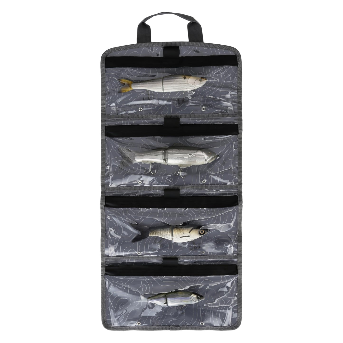 Evolution Fishing Big Bait Bag - 14 in., Roll-Up Lure Bag, Durable, Portable Storage for Large Baits & Gear