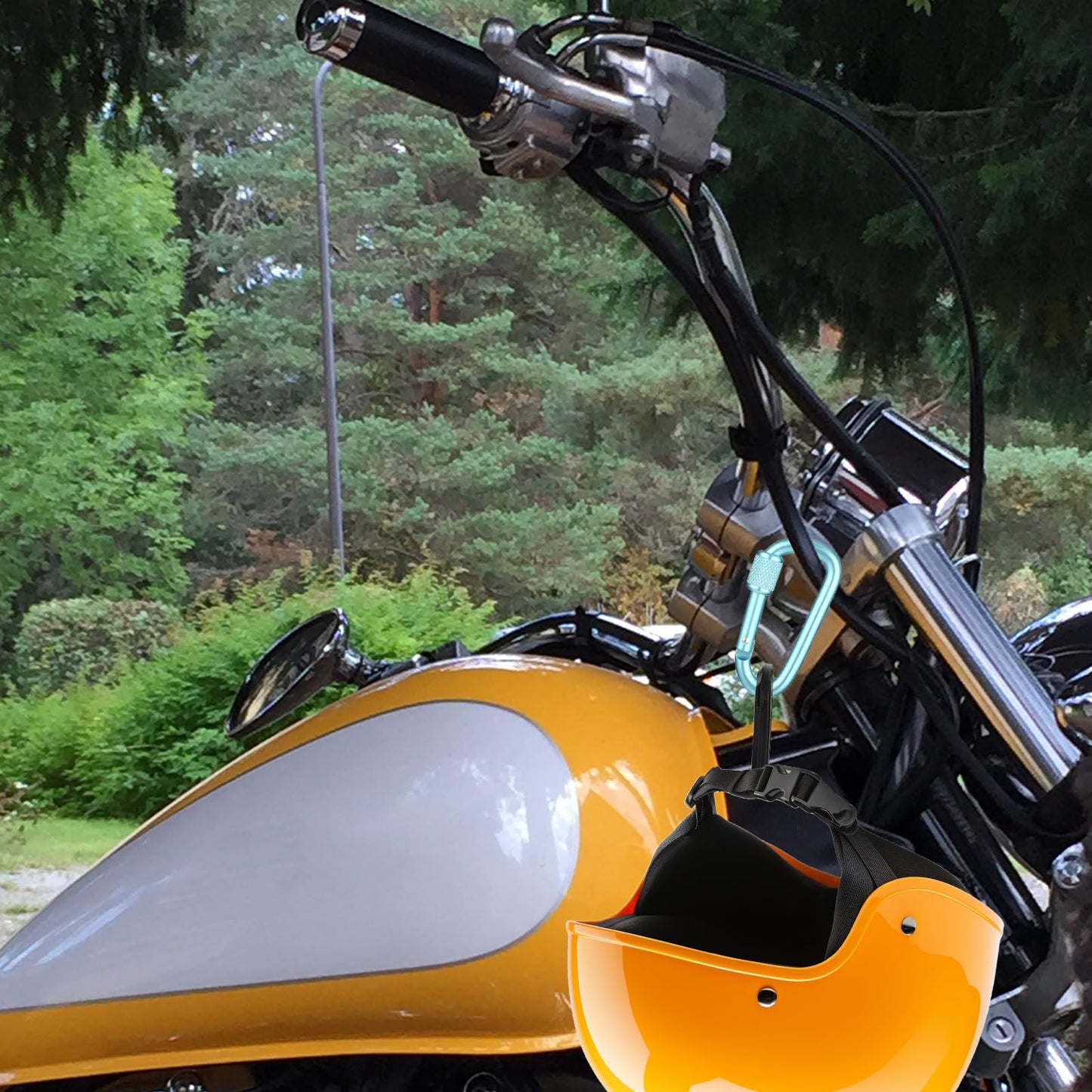 8 Pcs Locking Carabiner, Ymapinc D-Ring Locking Carabiner Keychain Hiking D Clips, Snap Hook Sport Accessories for Outdoor Camping Hiking Keychain Dog Leash