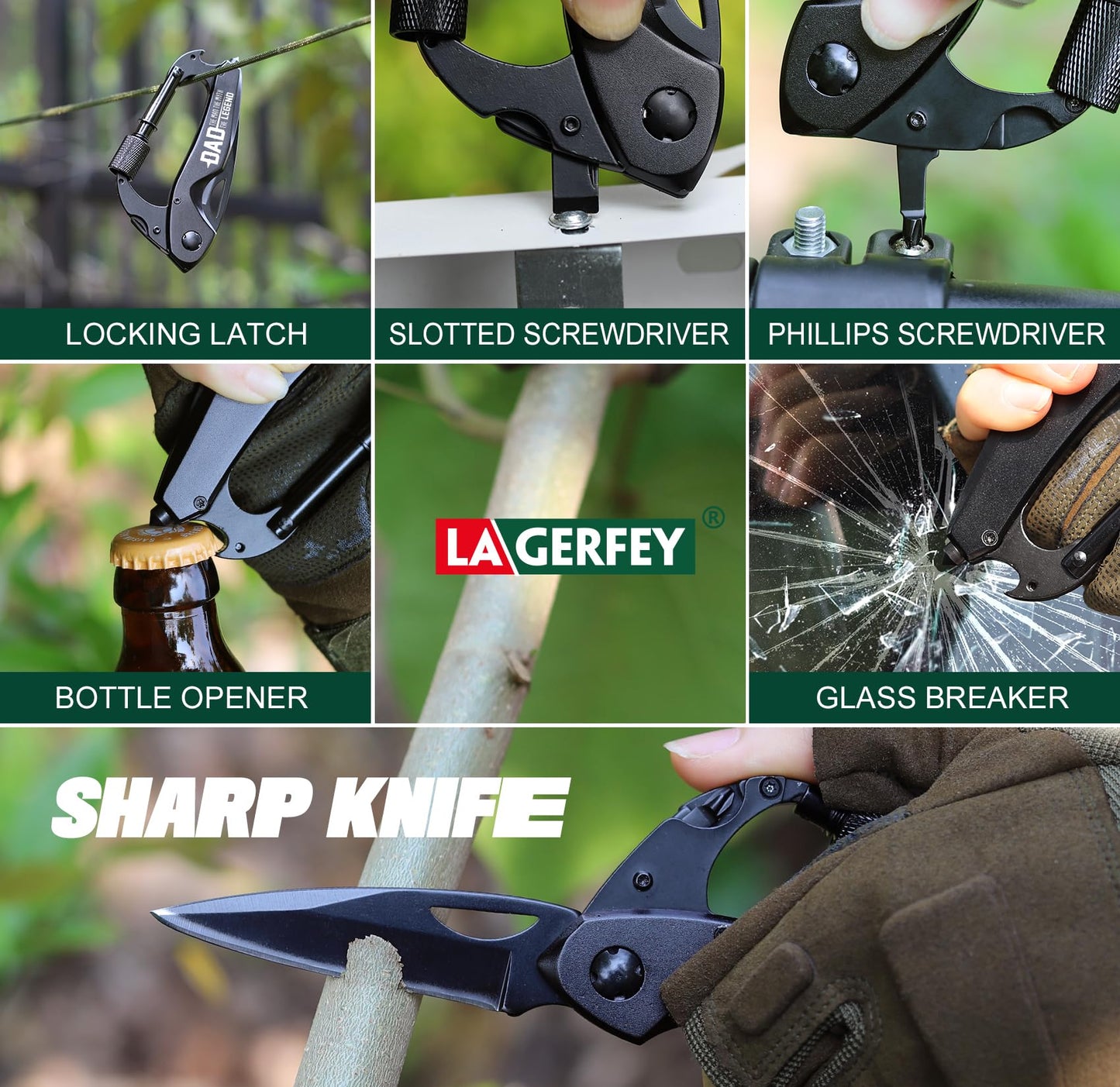 Fathers Day Dad Gifts - Gifts for Dad, Fathers Day Ideal Gift from Daughter, Wife, Son - Dads Birthday Gift for Husband, StepDad, Men - Christmas Dad's Present, Multitool