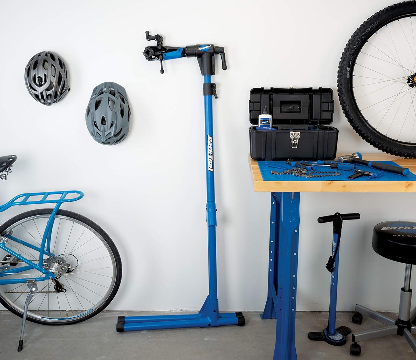 Park Tool Unisex Adult PCS-4-2 - Deluxe Home Mechanic Repair Stand with 100-5D Clamp Tool