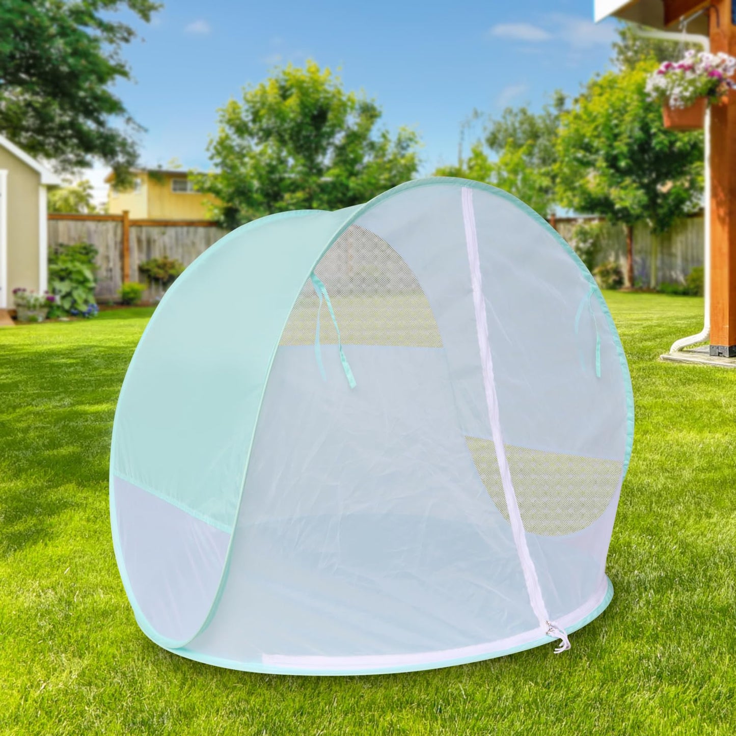 Action Air Portable Anti-UV Pop-Up Beach Tent- Ultimate Sun Shelter & Kids' Play Tent (Green)