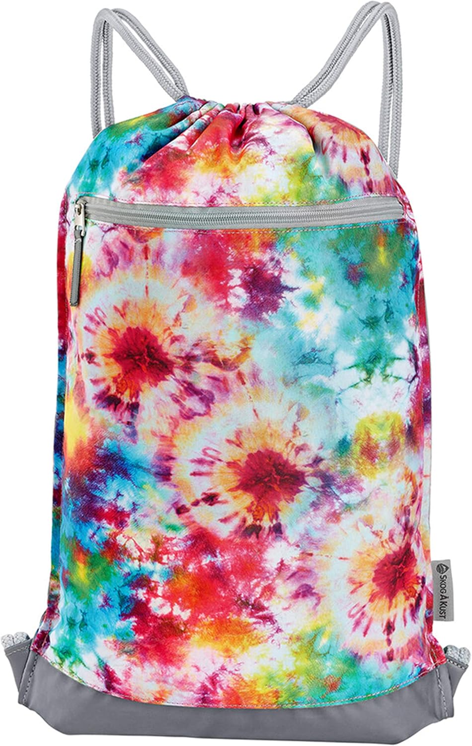 Skog Å Kust GymSak | Patented 2-in-1 Drawstring Cinch Bag with Removable Waterproof Dry Bag | Red