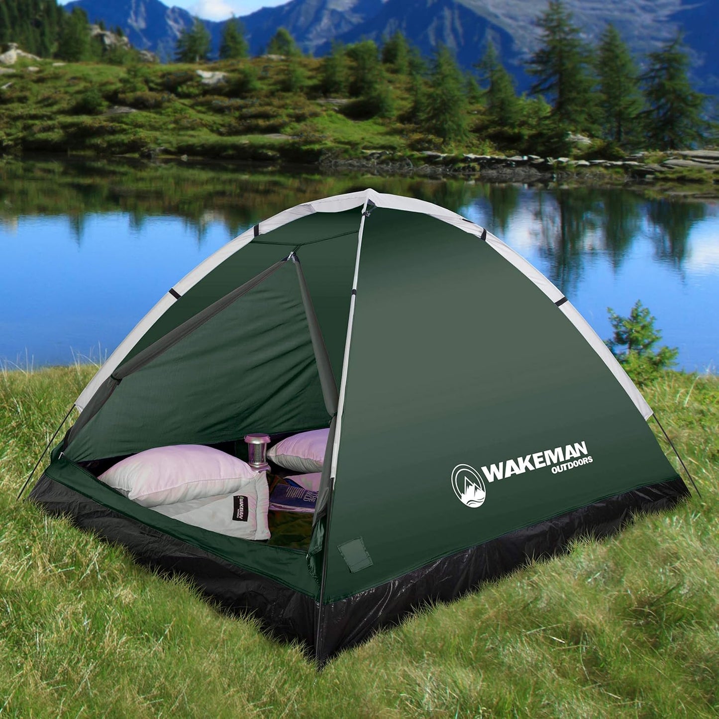 Wakeman Family-Tents Wakeman Outdoors 2 Person Camping Tent