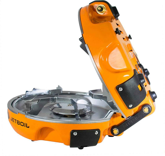 Jetboil Genesis Basecamp Camping Stove - Portable, Fast Boil, Perfect for Outdoor Adventures