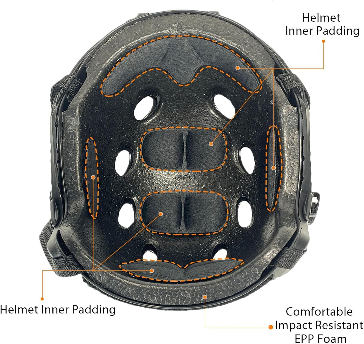 Paintball Tactical Fast Helmet - ATAIRSOFT PJ Type Airsoft Gear for Enhanced Protection