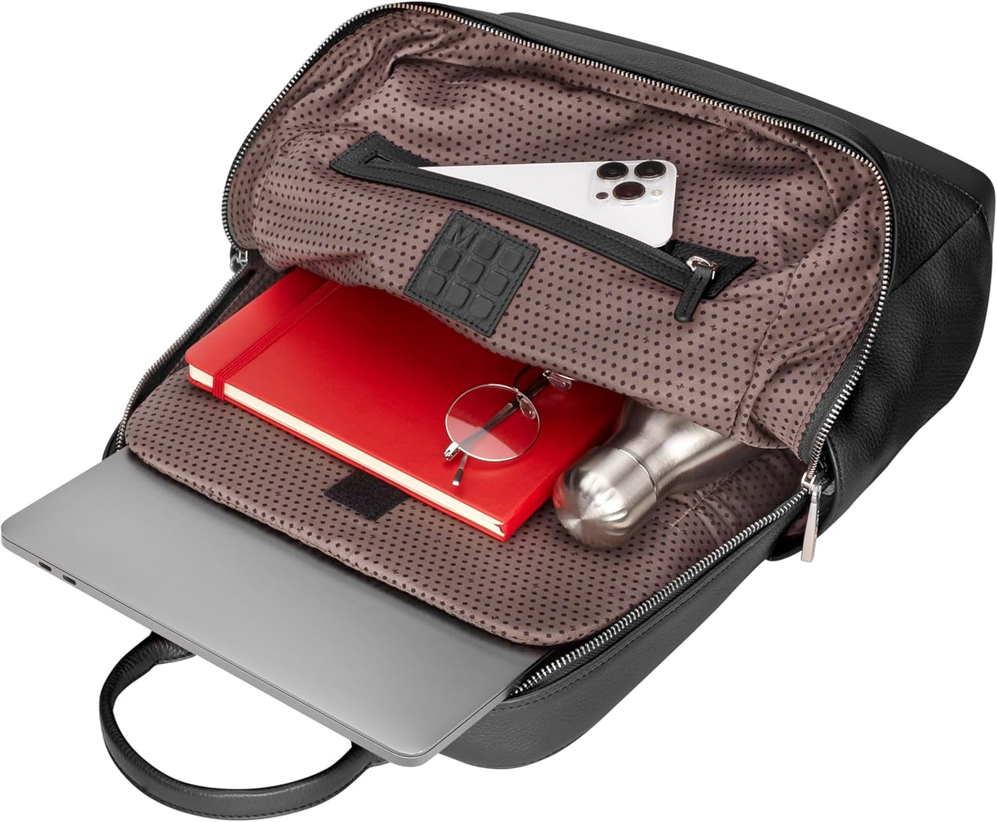 Moleskine Classic LTH Backpack BLK, Black, Talla única