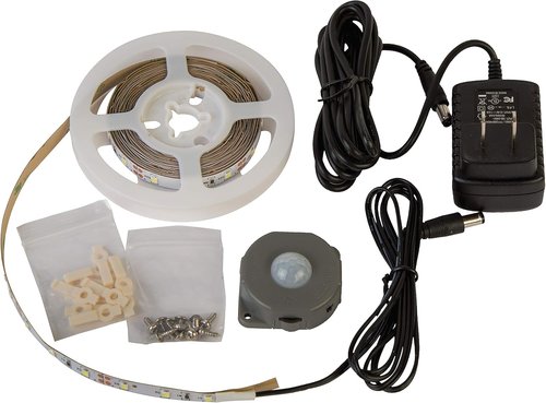 Lockdown LED Vault Tape Light with Motion Activation Length Adjustment 3M Adhesive and Wall Plug for Convenient Gun Safe Lighting and Organization