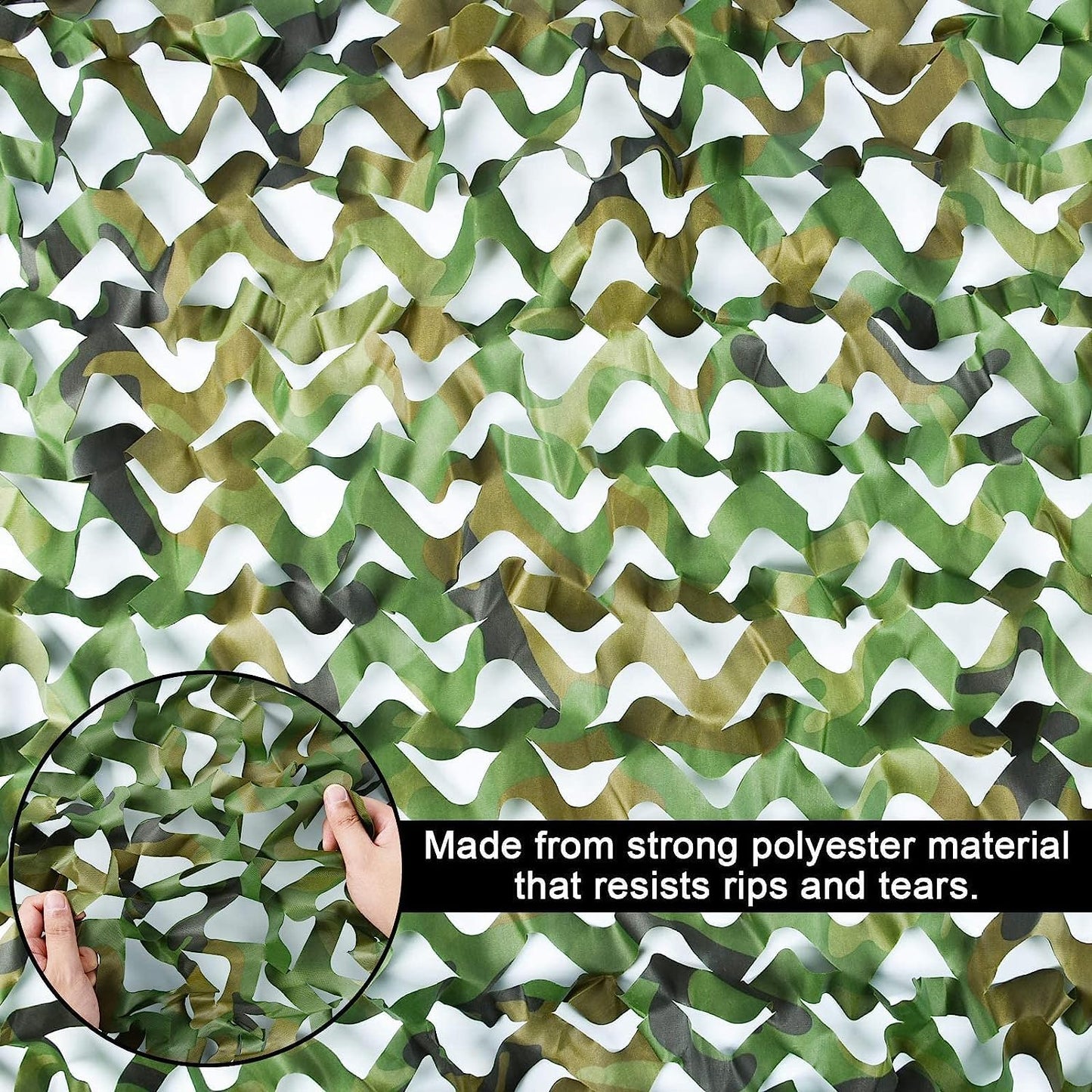 Fousam Camo Netting, Camouflage Net for Hunting, Shooting, Party Decoration, Sunshade, Car Cover, Ground Blind
