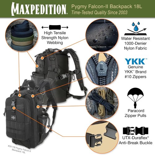 Maxpedition Pygmy Falcon-Ii (Black)