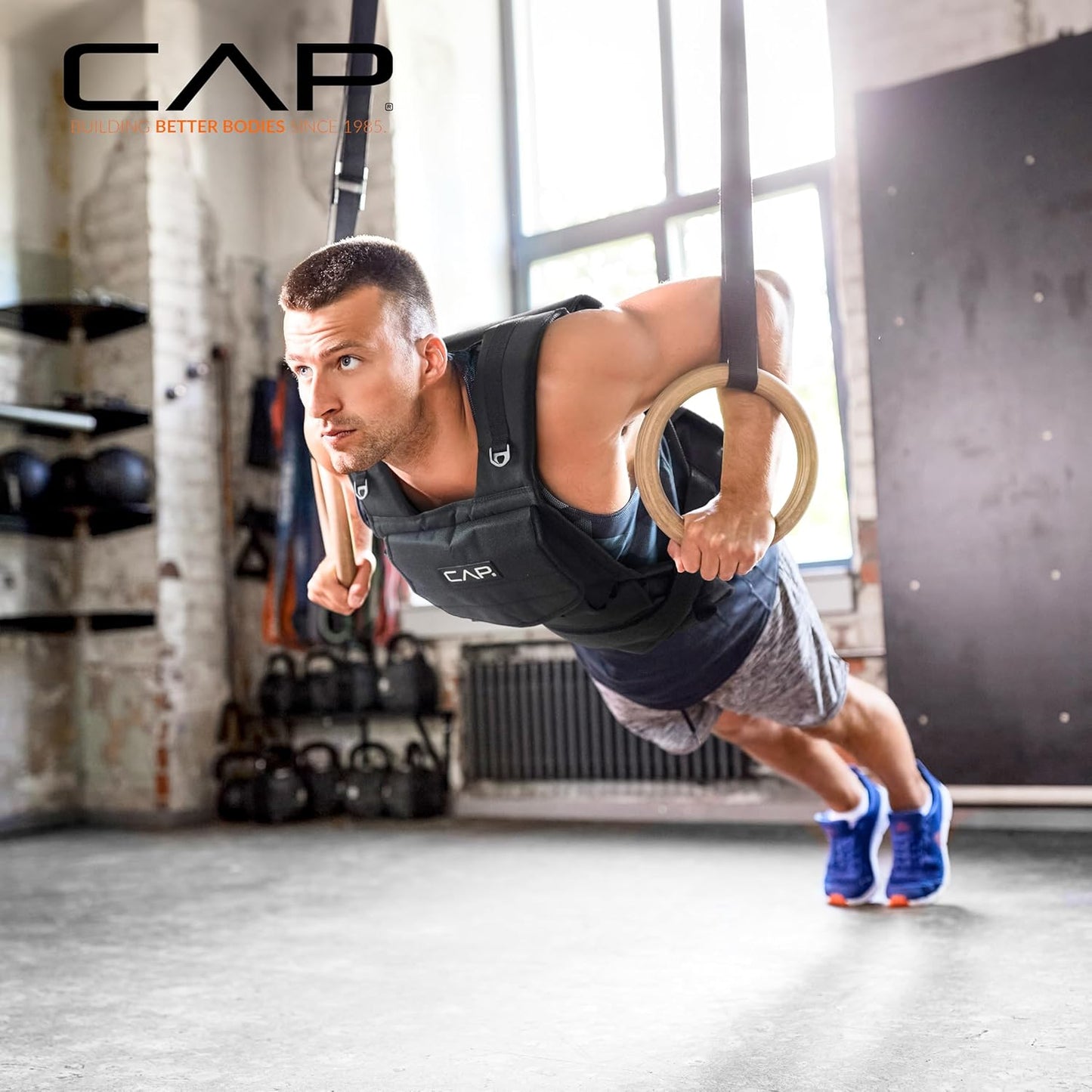 Adjustable Weighted Vest by CAP Barbell | Custom Fit for Enhanced Workouts