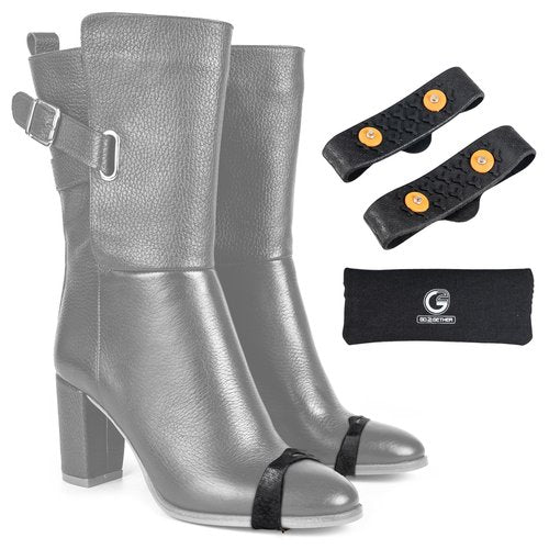 Ice Snow Grips for Boots Shoes, Women's High Heels, Anti-Slip Rubber Traction Cleats for Walking on Snow and Ice, Easy to use for Hiking, Walking, Climbing, Jogging