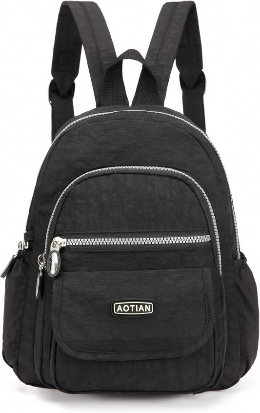 AOTIAN Mini Nylon Women Backpacks Casual Lightweight Small Daypack for Girls