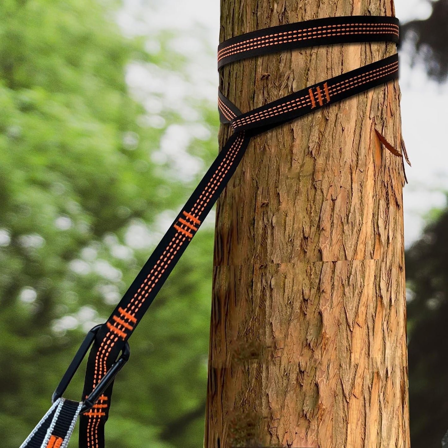 NATUREFUN Ultra-Light Travel Camping Hammock | 300kg Load Capacity,Breathable,Quick-Drying | 2 x Premium Carabiners,2 x Nylon Slings Included | Outdoor Indoor Garden