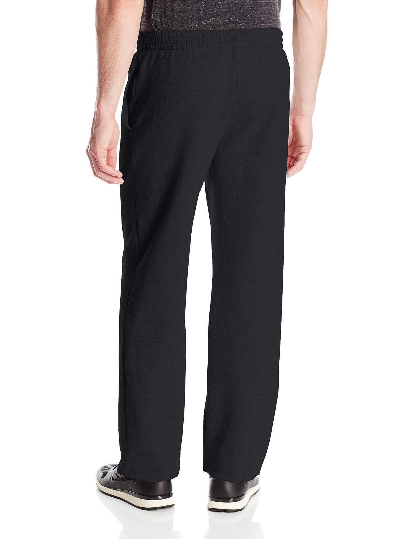 Fruit of the Loom Men's Fleece Sweatpants, Black, X-Large