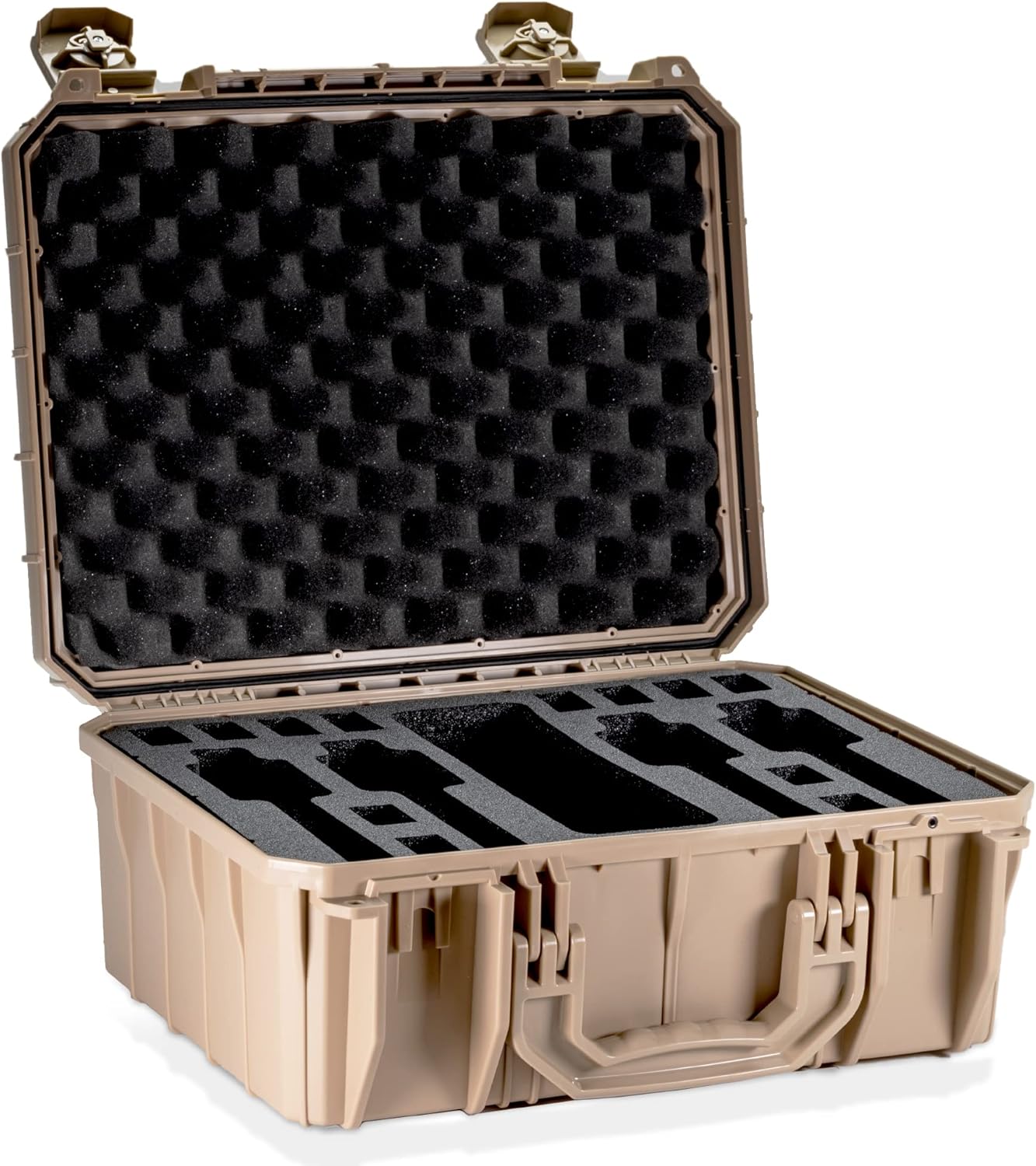 Seahorse 630 Heavy Duty 4 Pistol Case - TSA Approved/Mil Spec / IP67 Waterproof/USA Made for Firearms, Pistols, Handguns; Stores 4 Pistols and 12 Magazines