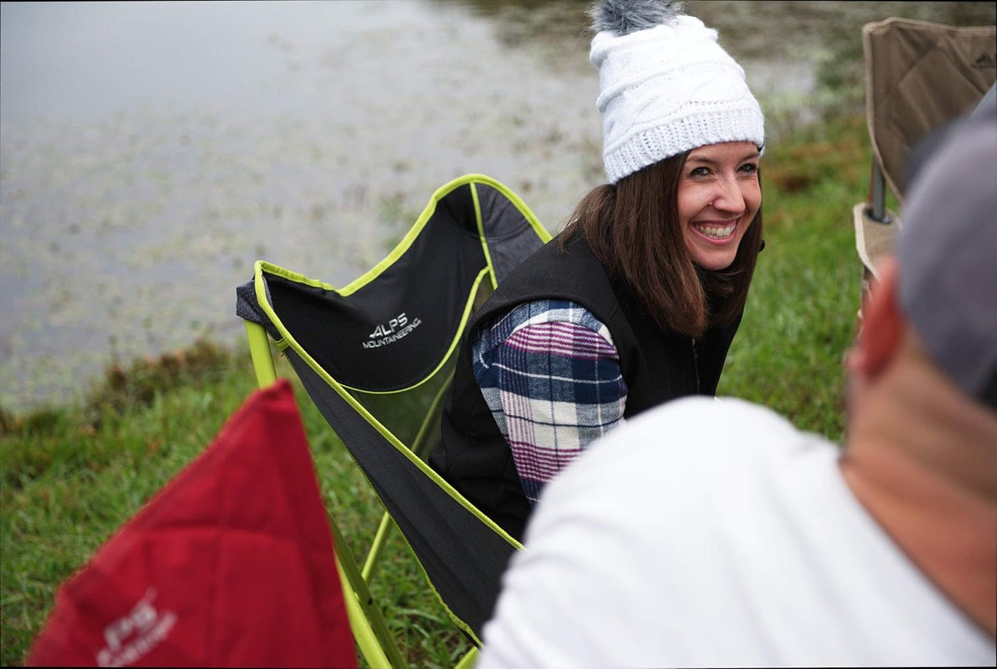 ALPS Mountaineering Camber Chair, One Size - Salsa/Charcoal