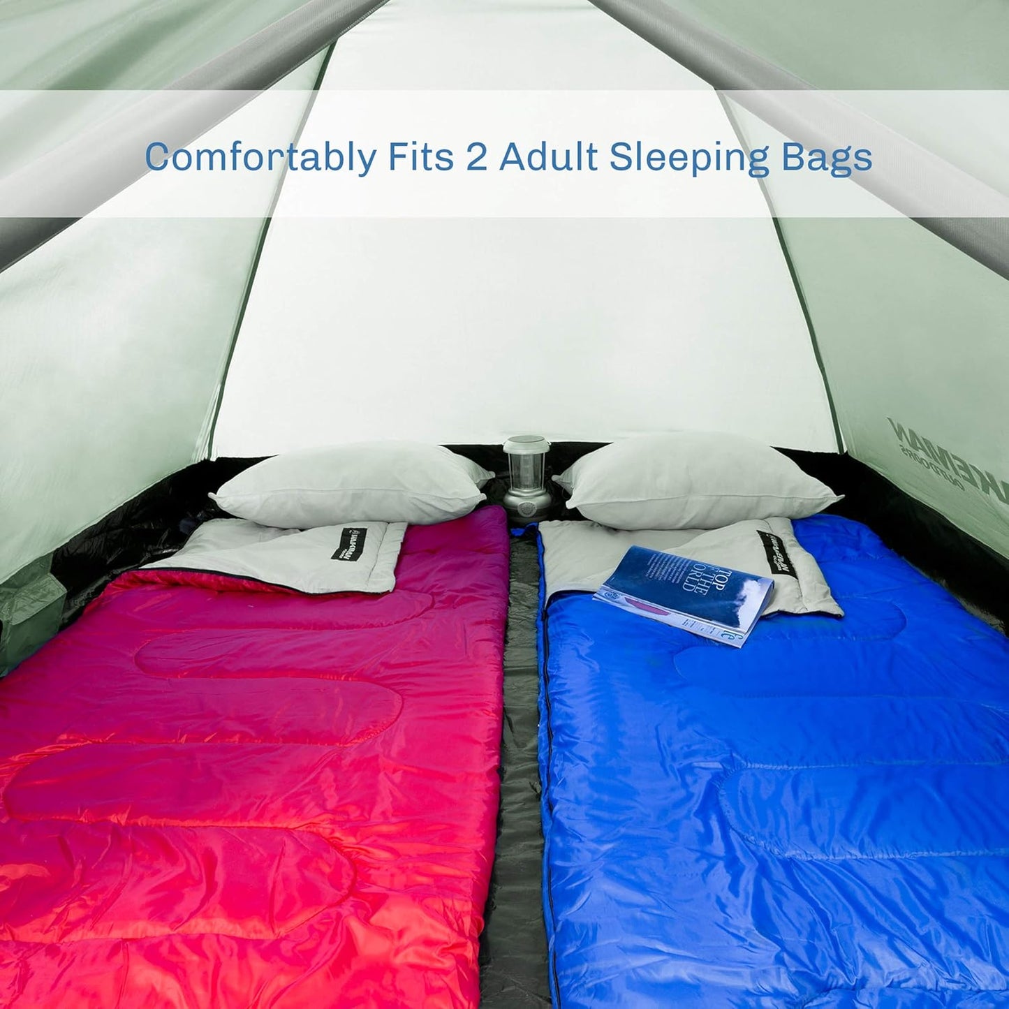Wakeman Family-Tents Wakeman Outdoors 2 Person Camping Tent