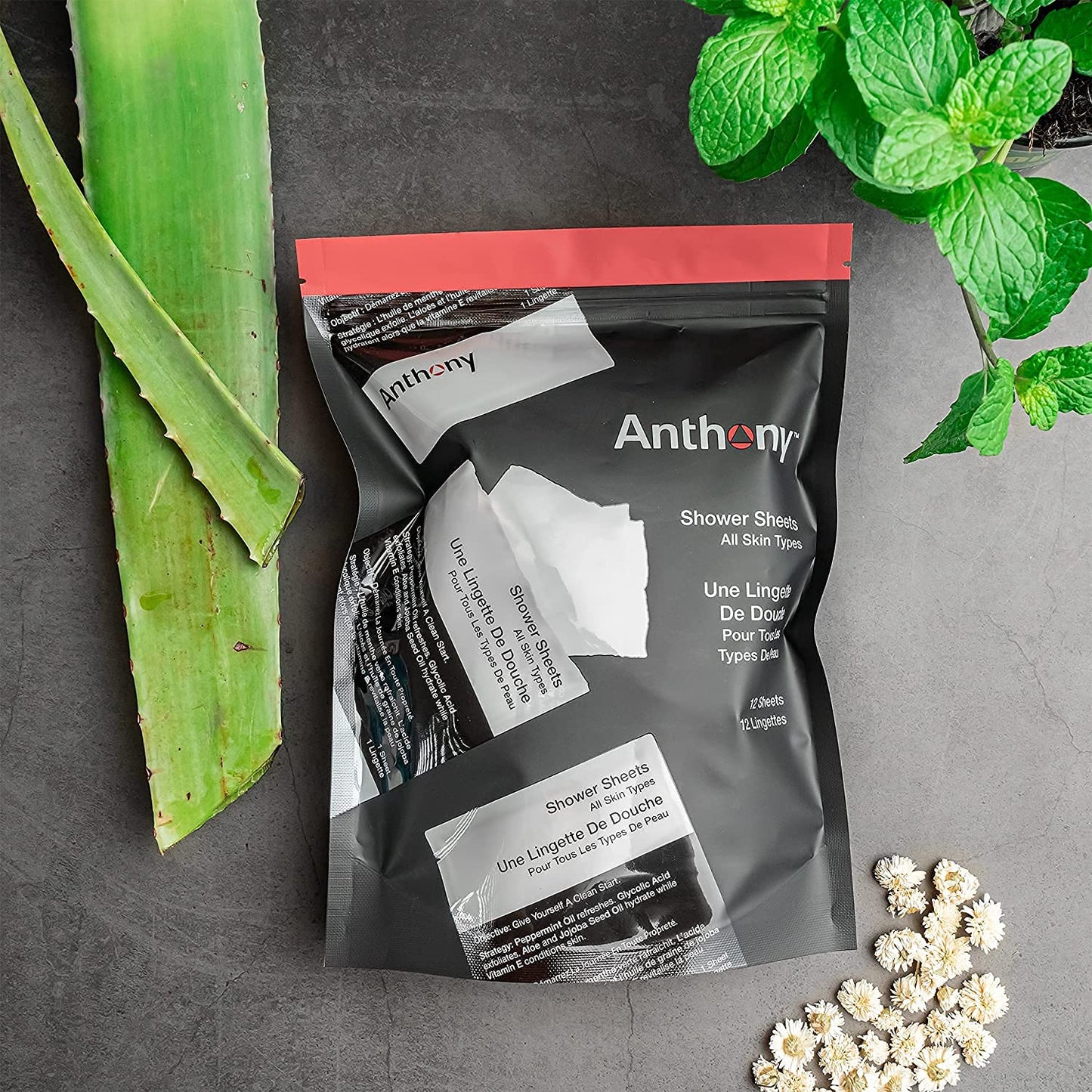 Anthony Body Wipes for Adults Bathing, Post Workout, & A Must Have Camping Personal Care Product – Travel Shower Wipes No Rinse Body Wash – Disposable Wash Cloth Towelettes 12 9”x12.5”