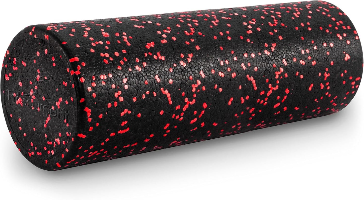 ProsourceFit High Density Foam Rollers 36 - inches Long, Firm Full Body Athletic Massage Tool for Back Stretching, Yoga, Pilates, Post Workout Muscle Recuperation, Black