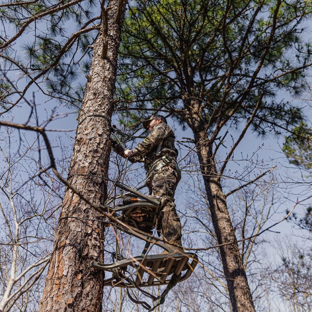 Summit Treestands OpenShot SD Climbing Treestand - Lightweight, Mossy Oak Camouflage