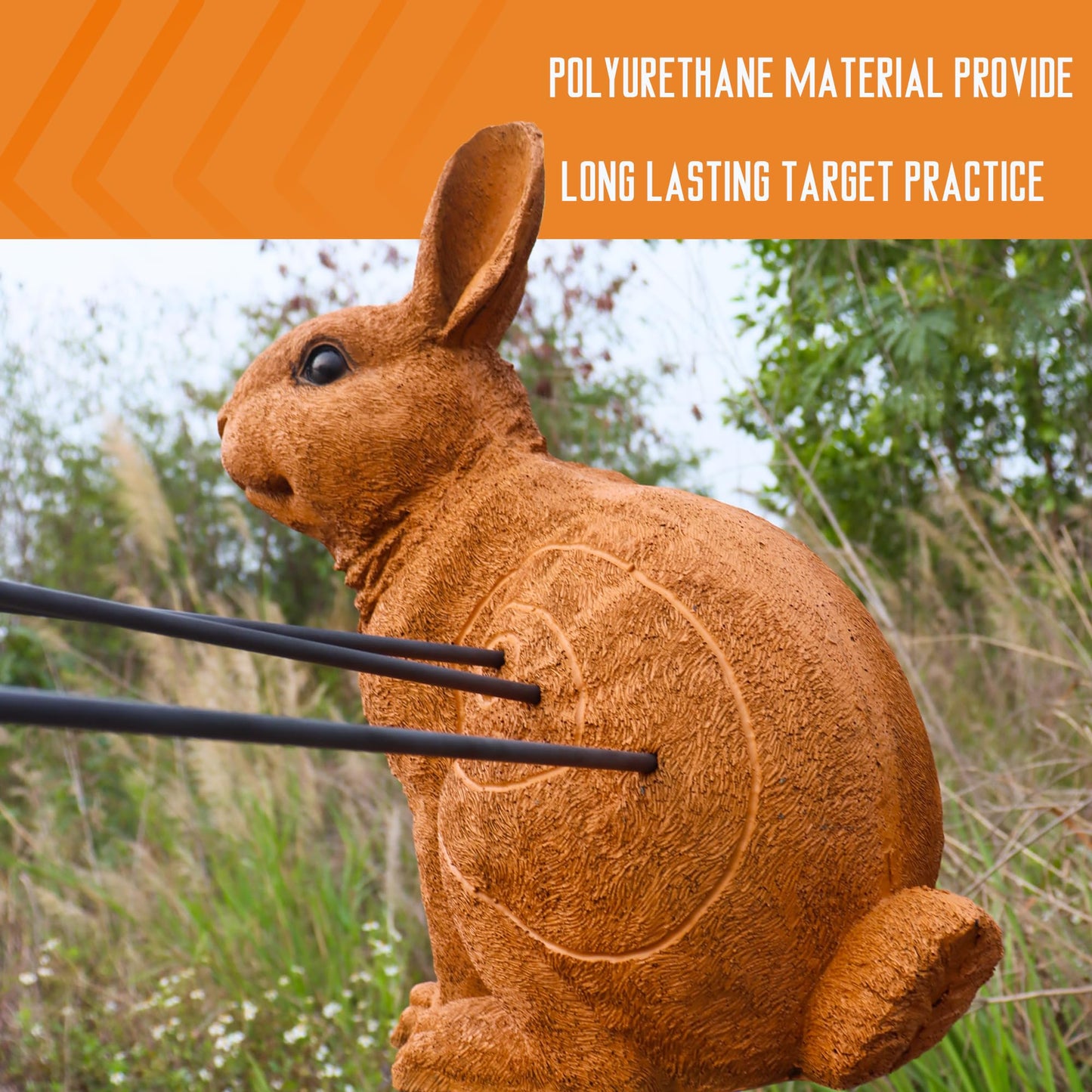 Archery Targets Rabbit 3D Animal Shooter with Group-Stand for Hunting Target Shooting