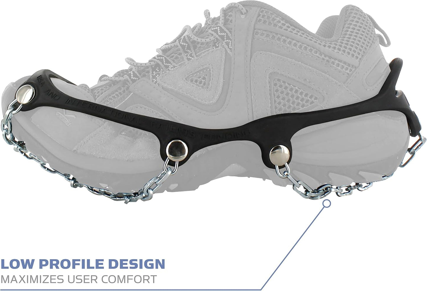Yaktrax Traction Chains for Walking on Ice and Snow (1 Pair)