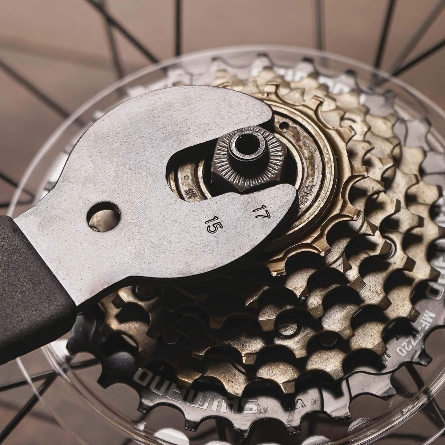 Bikehand Bicycle Bike Pedal Remover Wrench Cone Spanner- Great Road Mountain Bike Pedal Removal Tool Spanner - 15mm 16mm 17mm