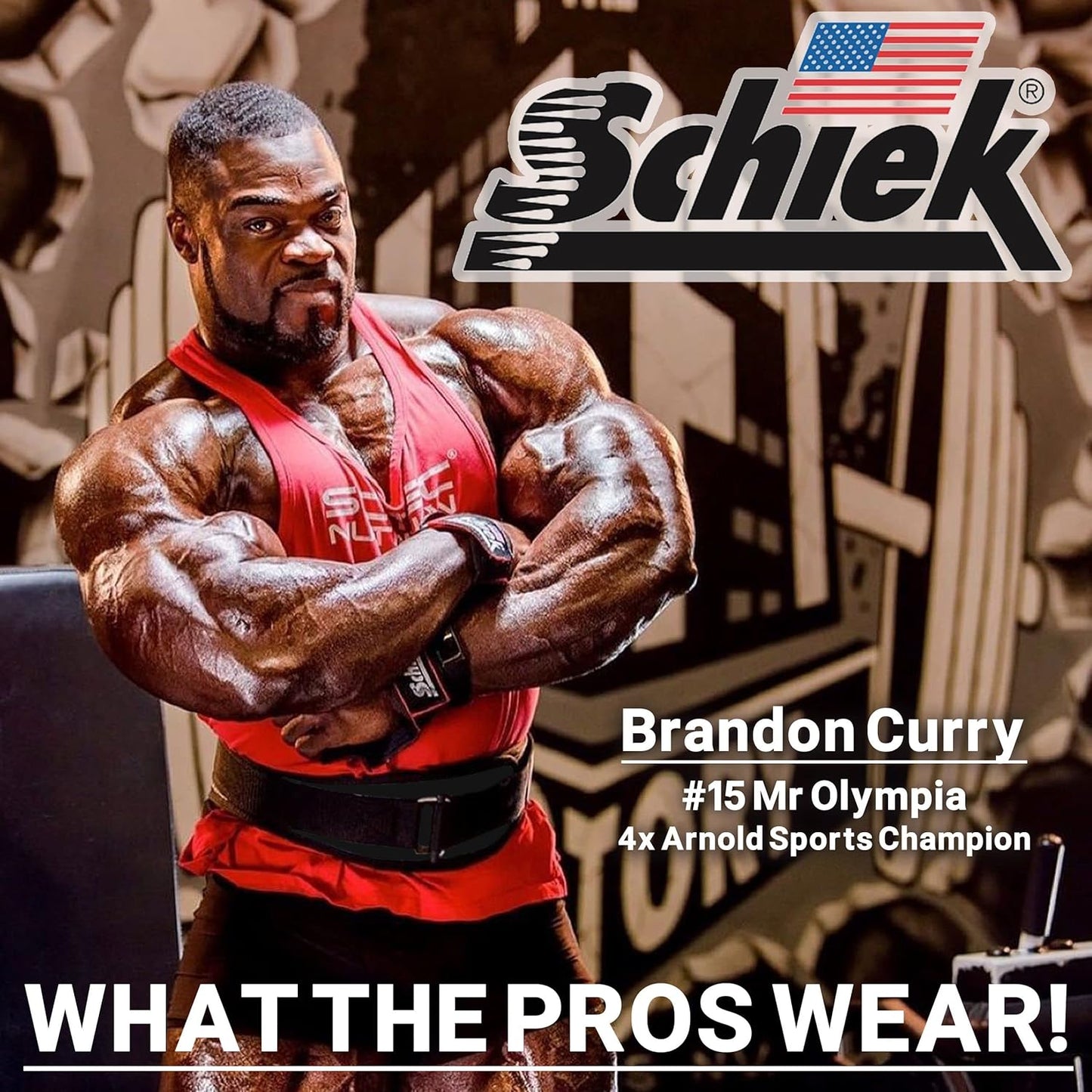 Schiek Sports Model 2004 Nylon 4 3/4" Weight Lifting Belt