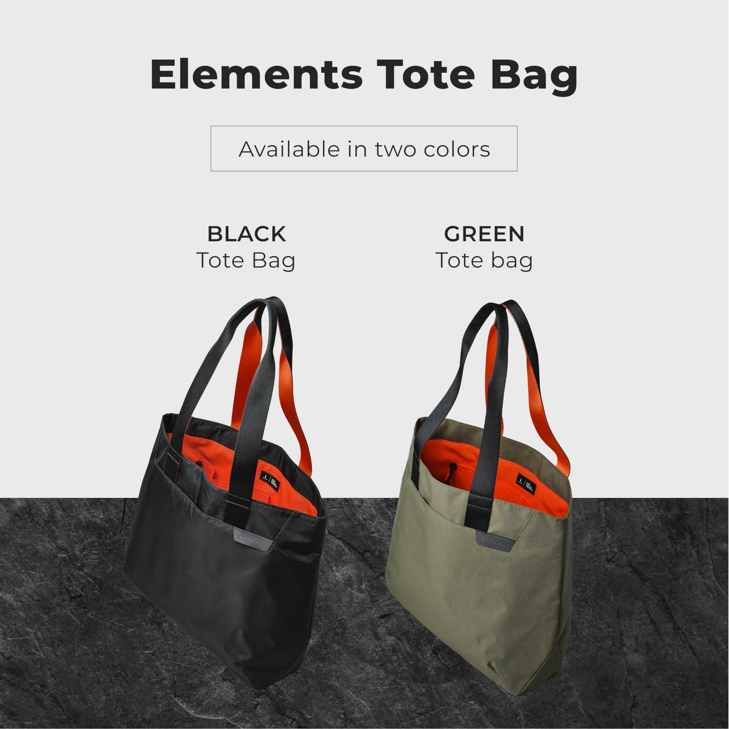 ALPAKA Elements Tote HUB Carabiner Quick Release Key Clip - Magnetic Latch - Attach to Sling Bag, Belt Loops