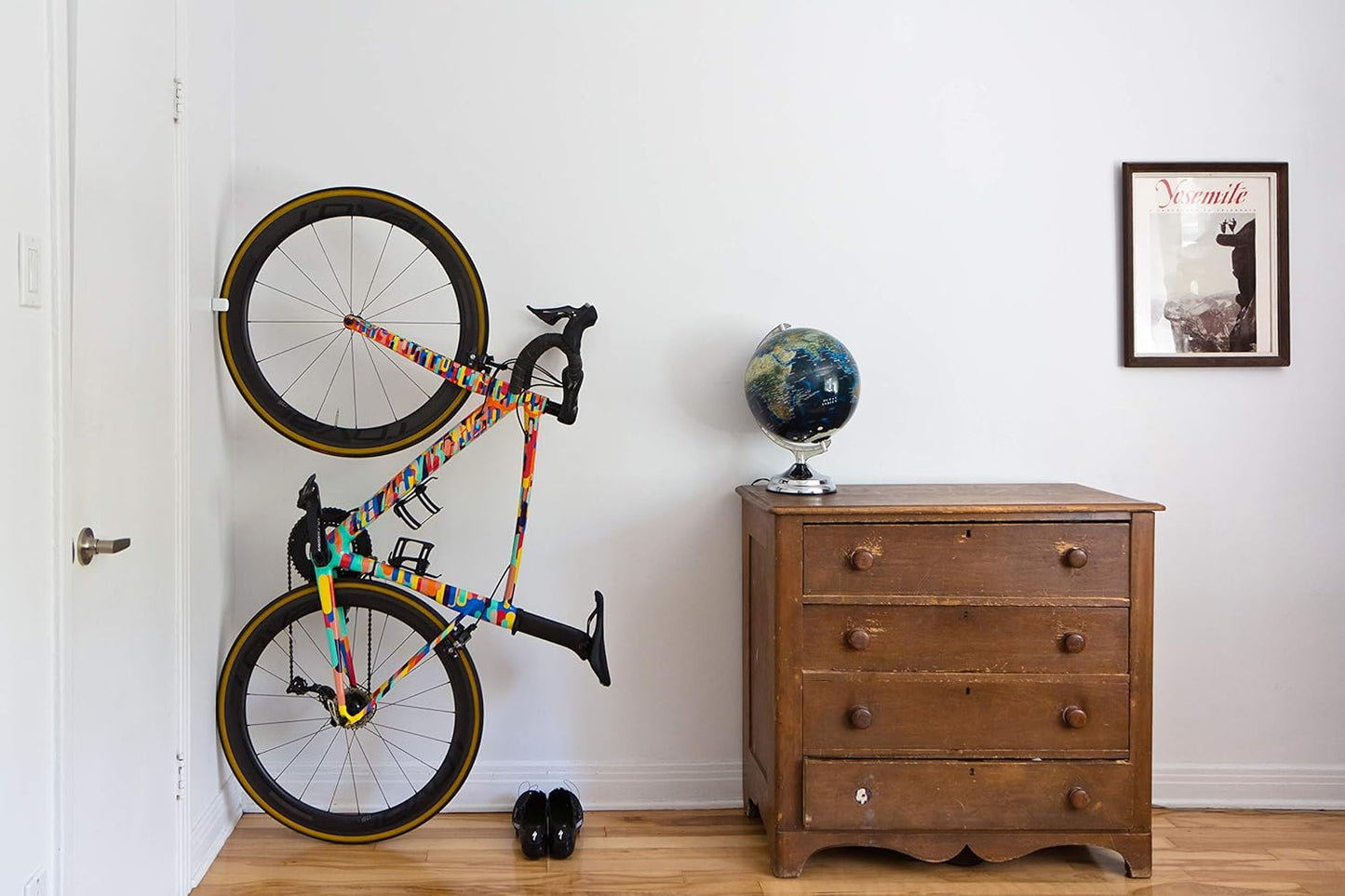 Hornit CLUG Bike Clip - Indoor & Outdoor Bicycle Storage Rack, 5 Sizes, Easy Install