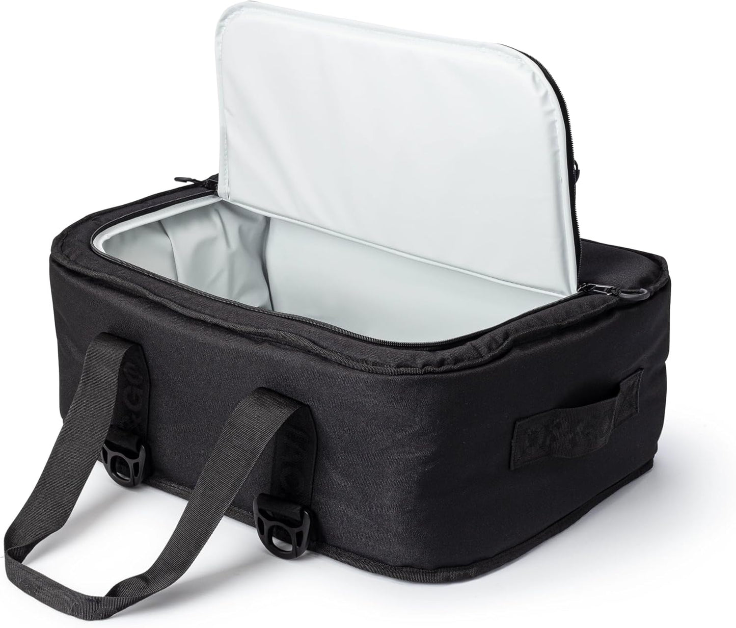 AO Coolers Stow 'n Go Canvas Soft-Sided Cooler, Low Profile and Leak Proof, Insulated for 24-Hour Cold, Black, 38-Can