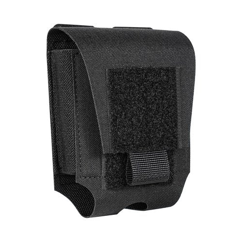 Lonloke Double Handcuff Holder-MOLLE Hand Cuffs Pouch for Duty Belt,Police Handcuffs Case Law Enforcement. (BK)