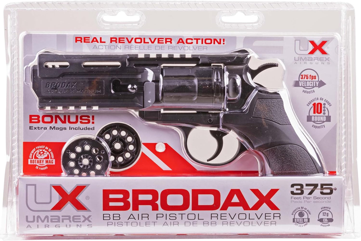 Umarex Brodax .177 Caliber BB Gun Air Pistol Revolver