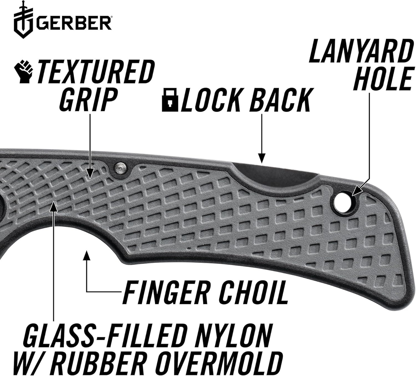 Gerber Gear US1 Pocket Knife - Plain Edge Blade Folding Knife - EDC Gear and Equipment - Grey