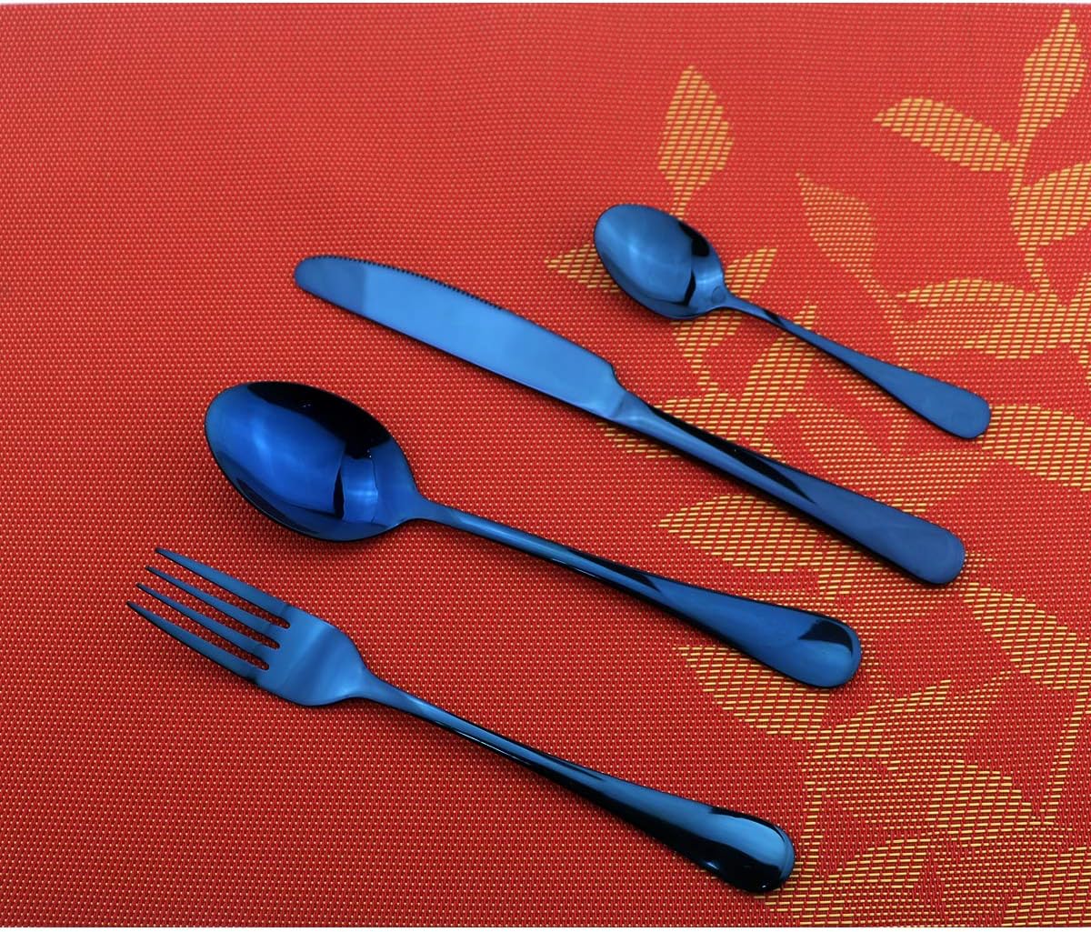 8 Pieces Stainless Steel Mirror Poblished Flatware Set Reusable Cutlery Set Travel Utensils Set with Straws for Camping Office or School Lunch,Dishwasher Safe (Rose Gold)