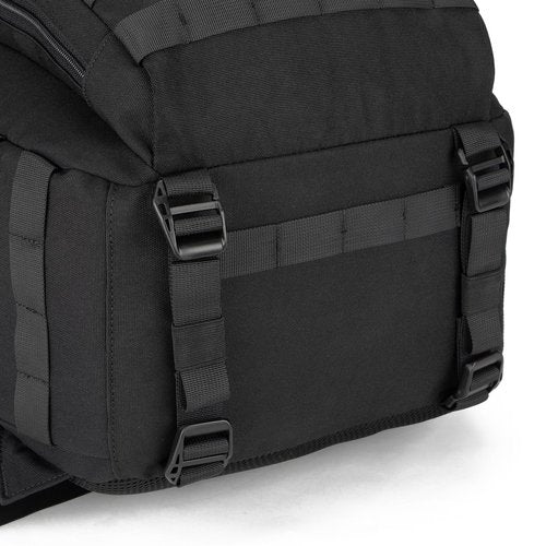 Tzowla Tactical Military Grade Backpack Waterproof,Travel Laptop Army Molle Rucksack for Men and Women with Small Detachable Bag,Army 3 Days Assault Pack Bag,Black