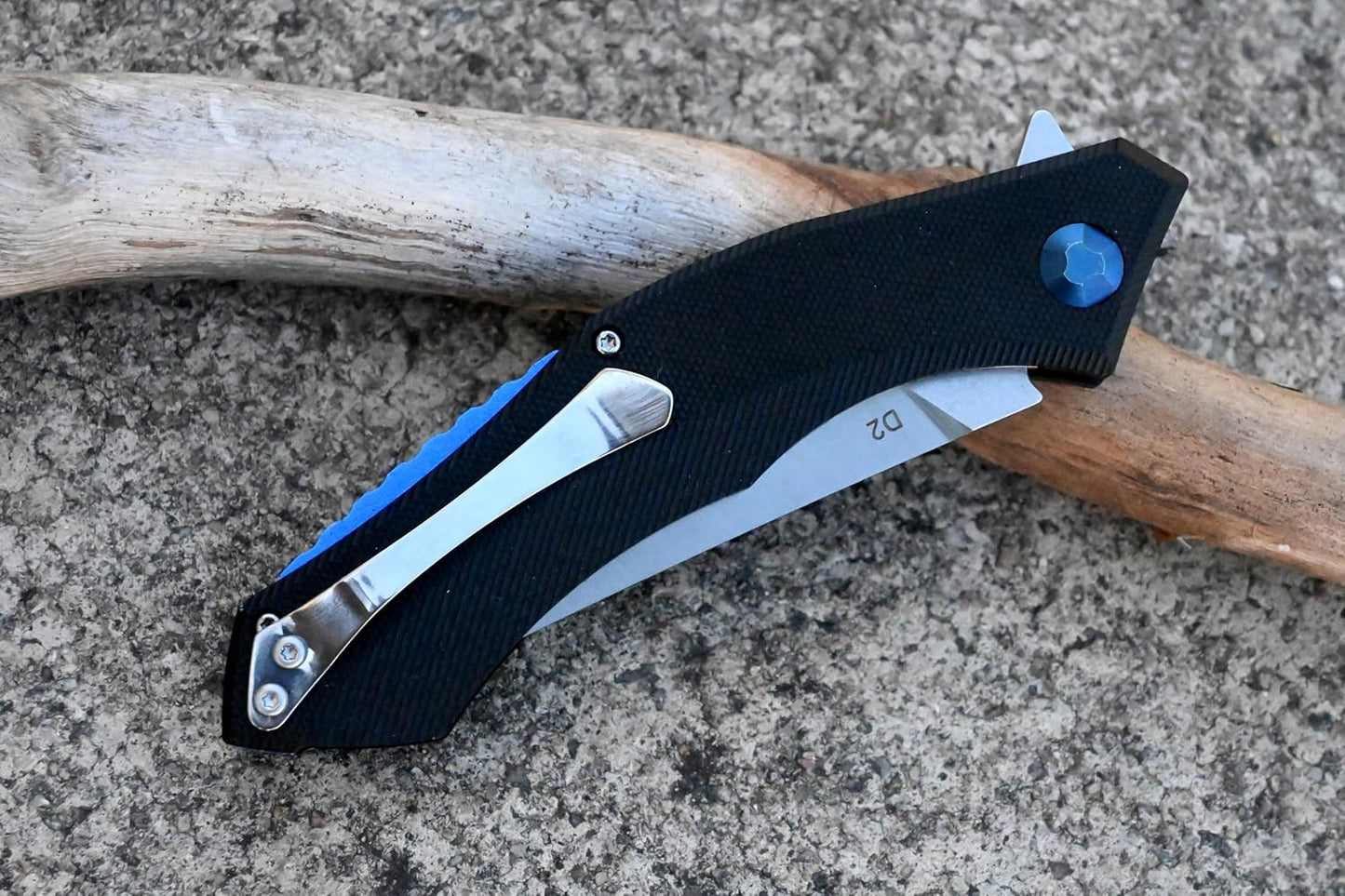 YAK & YETI Multifunctional Folding Knife- Everyday Carry Knife for Men and Women - Indoor or Outdoor-Camping and Hunting knife-D2 steel Blade knives