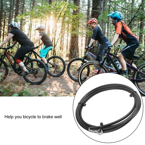 Plplaaoo 2M Hydraulic Disc Brake Hose for MAGURA MT4/MT4E/MT5 – Bicycle Brake Oil Tube with Connection Insert & Olive Connector, Durable Rubber Bike Brake Line for Road and Mountain Bikes