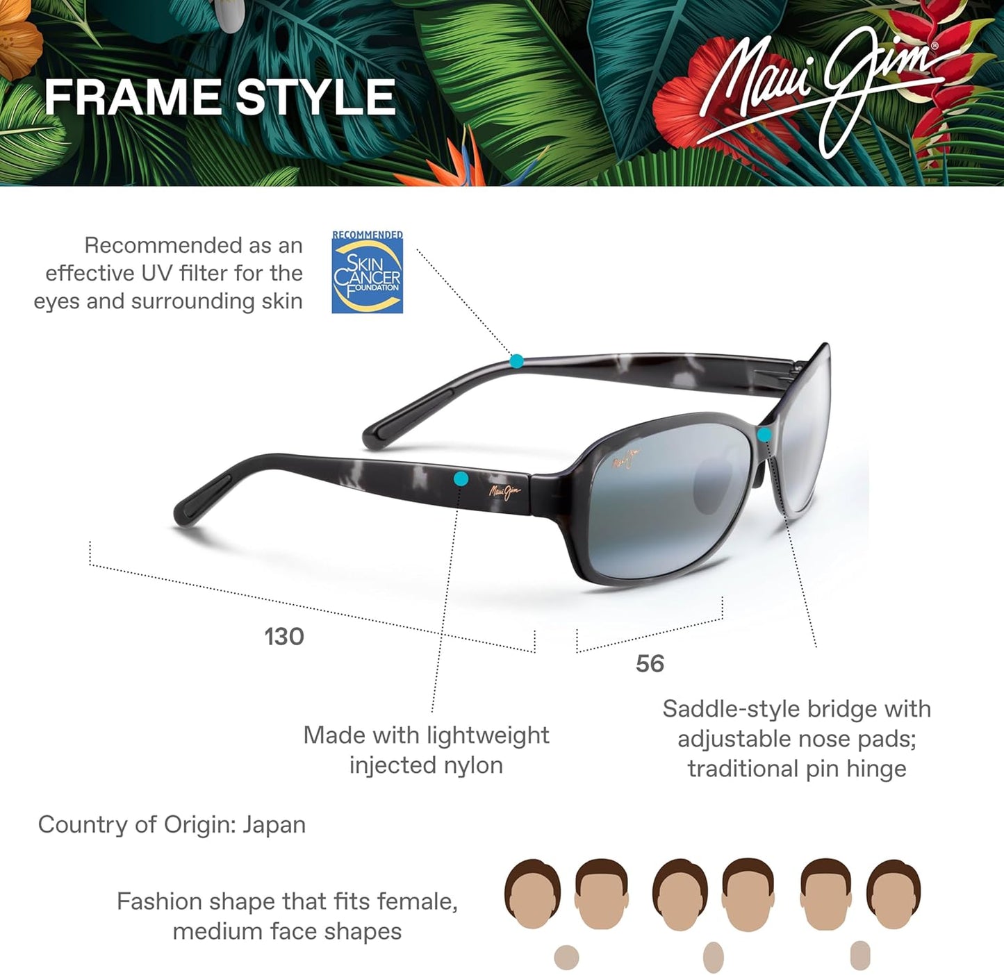 Maui Jim Women's Koki Beach Fashion Sunglasses