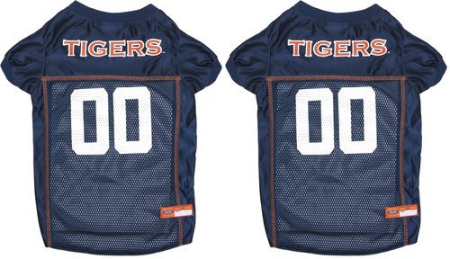 Pets First NCAA College Auburn Tigers Mesh Jersey for Dogs & Cats, Medium. Licensed Big Dog Jersey with Your Favorite Football/Basketball College Team (Pack of 2)