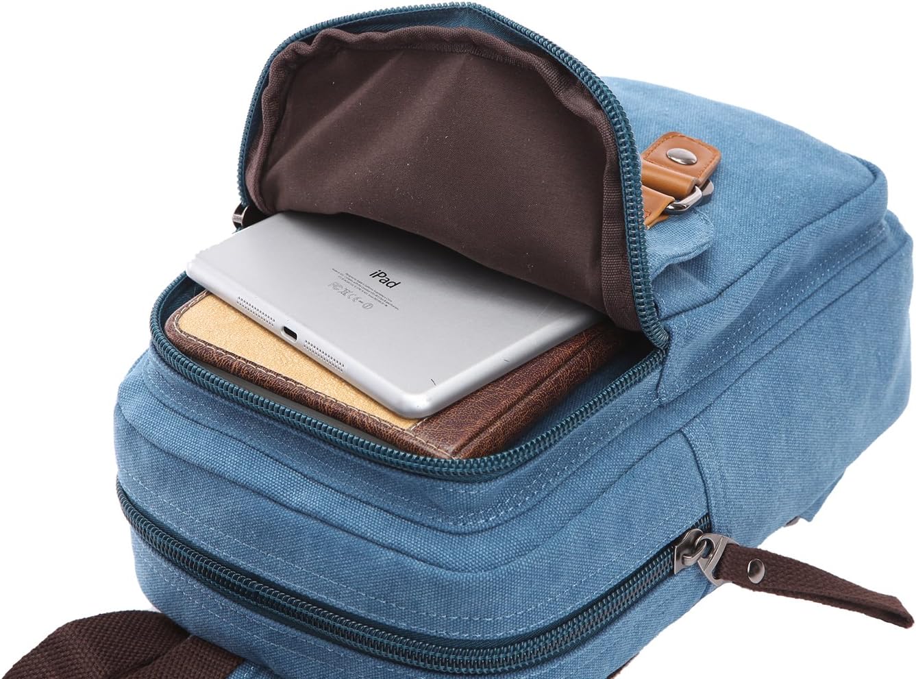 Arbag Small Cute Backpack Vintage Casual Canvas Shoulder Bag Daypack 8528bag,Grey